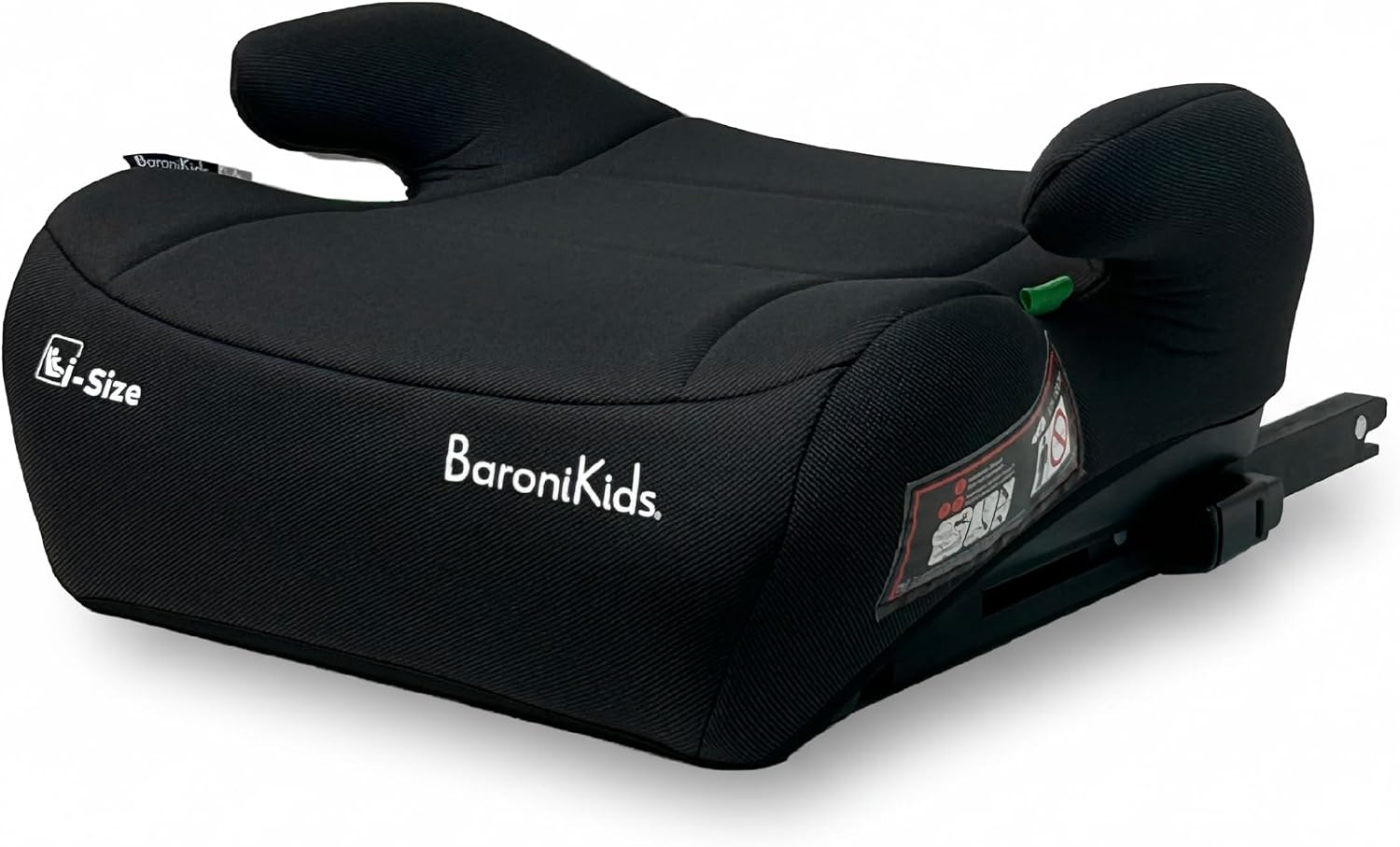 Baroni Kids Rialzino Auto i-Size 125-150 cm: seduta imbottita, rivestimento lavabile e Isofix — compatto e sicuro