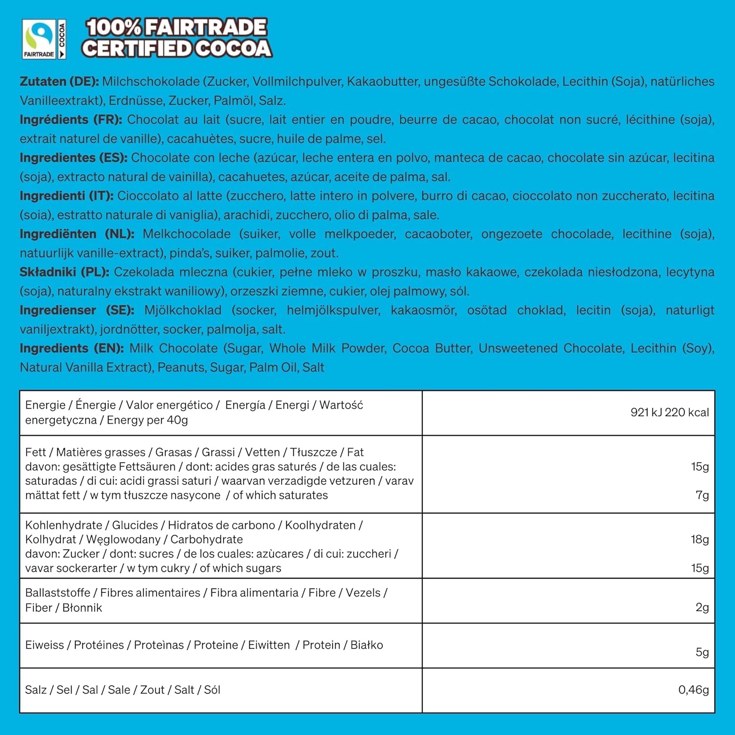 Detalle 2 de Feastables MrBeast Cups Peanut Butter: Milchschokolade mit Erdnussbutterfüllung, 3er Pack (je 2 Stück à 40 g)