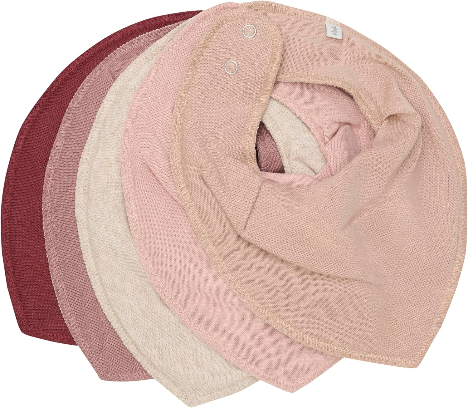 Thumbnail 4 de Pippi Bandana Bib – Solid (lot de 5) : 5 bandanas à bavoir solides pour bébé