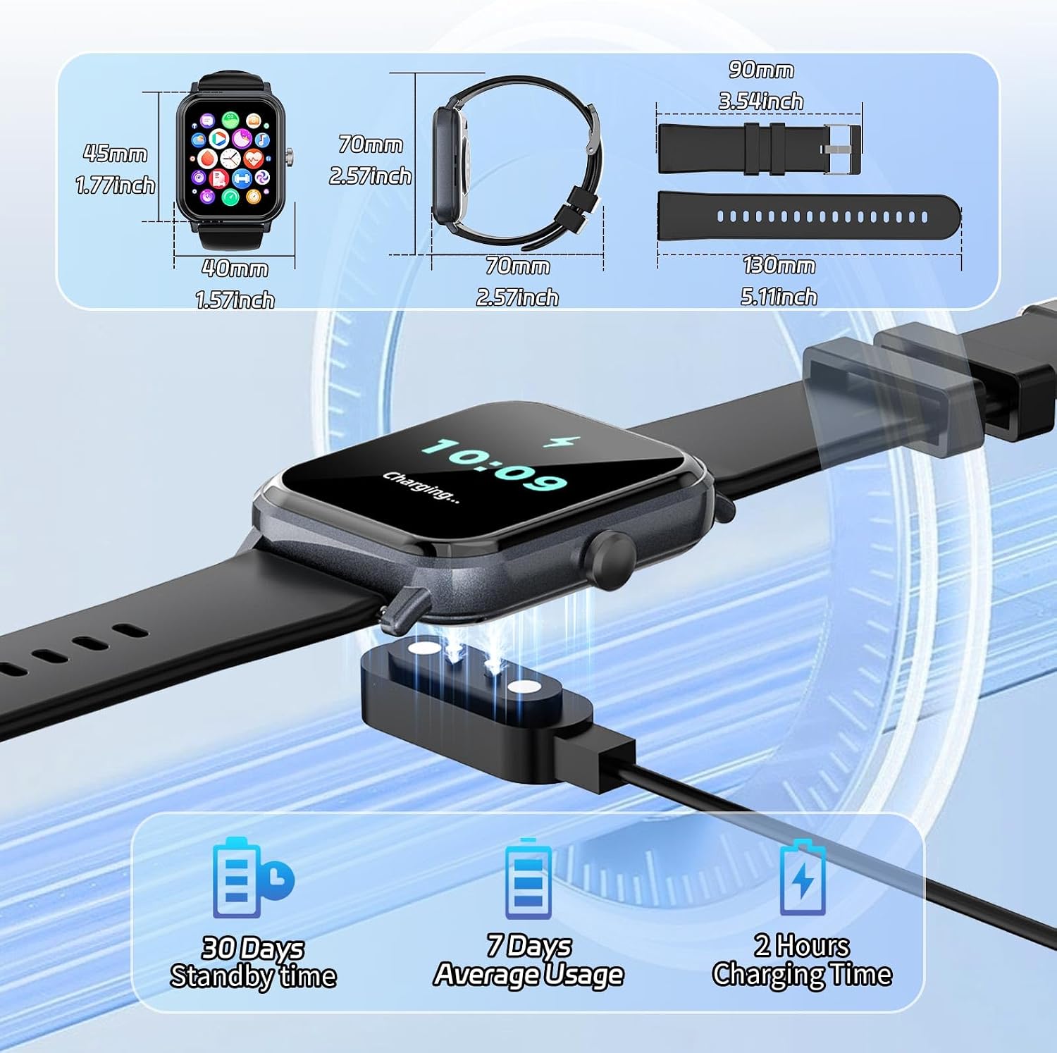 Thumbnail 6 de Smartwatch with 1.83-inch Display