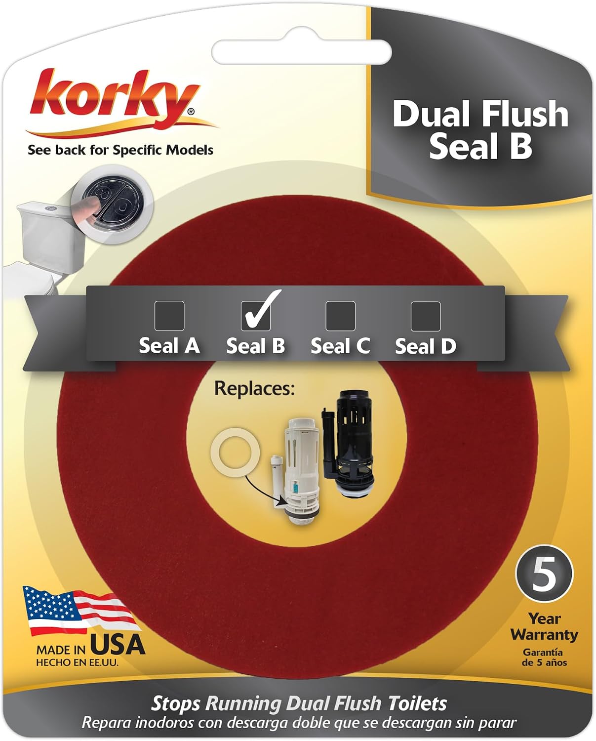 Detalle de Korky Dual Flush Valve Seal 442