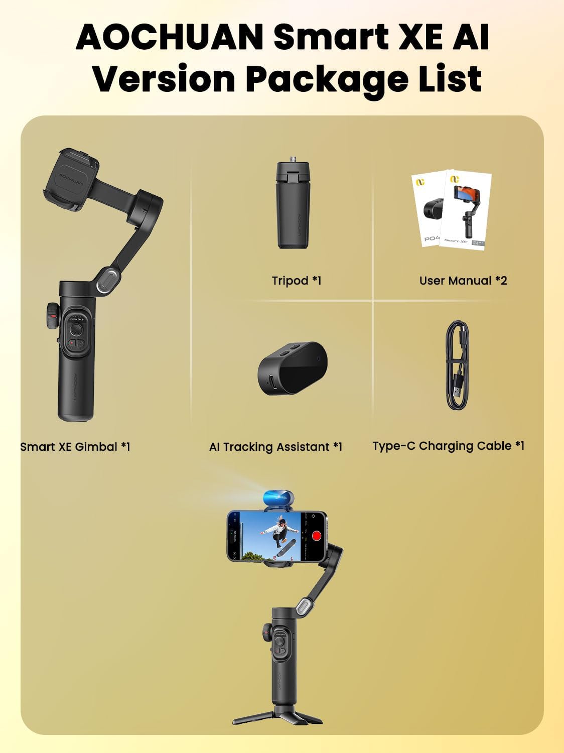 Thumbnail 6 de AOCHUAN XE AI Version 2600 mAh gimbal