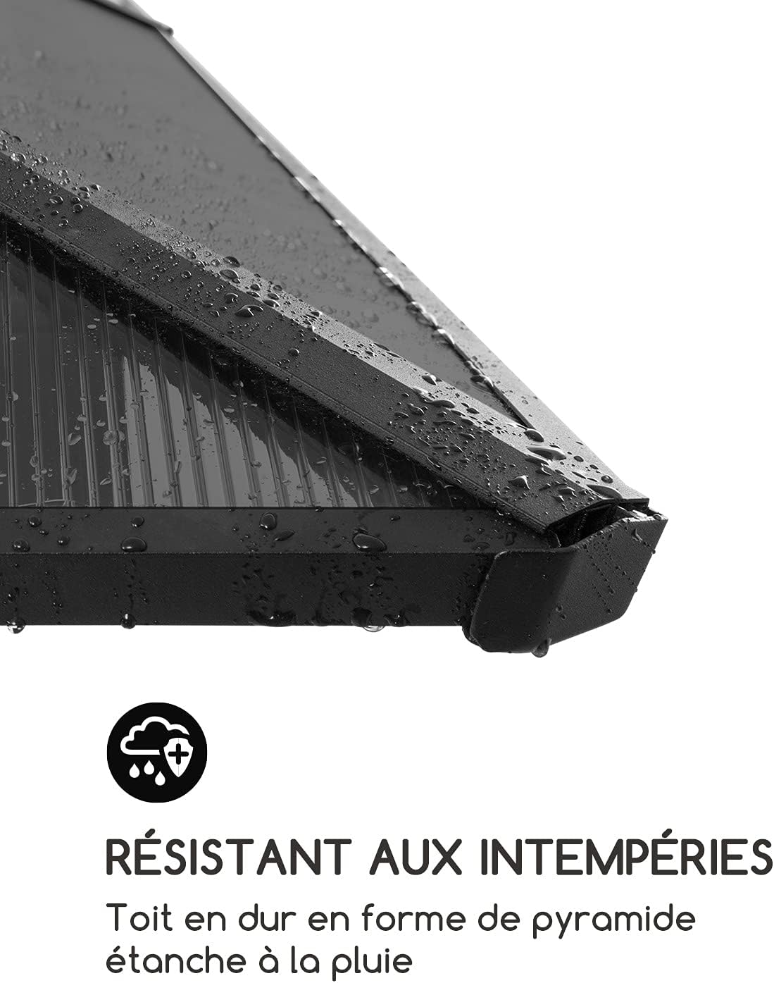 Detalle 1 de blumfeldt Pantheon pergola 3 x 4 m met polycarbonaat dak en dimbare ledverlichting