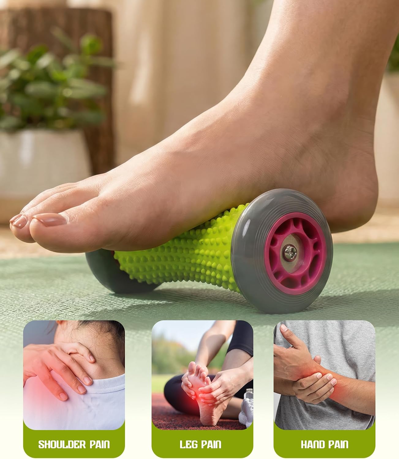 Detalle de ROMIX Foot Massage Roller Set 2-piece