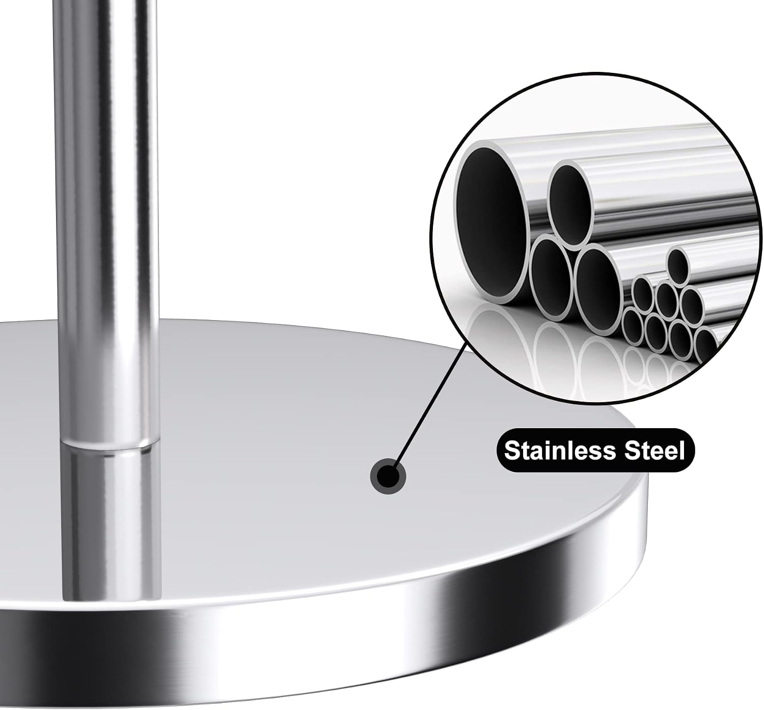 Thumbnail 3 de Free-Standing Toilet Roll Holder with Reserve