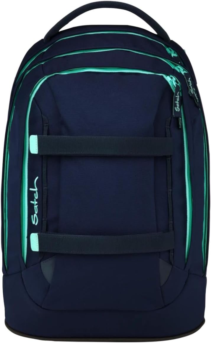 Satch Schulrucksack Pack Ocean Mint – Blau, 30 Liter: Praktischer Schulrucksack mit ergonomischem Tragesystem