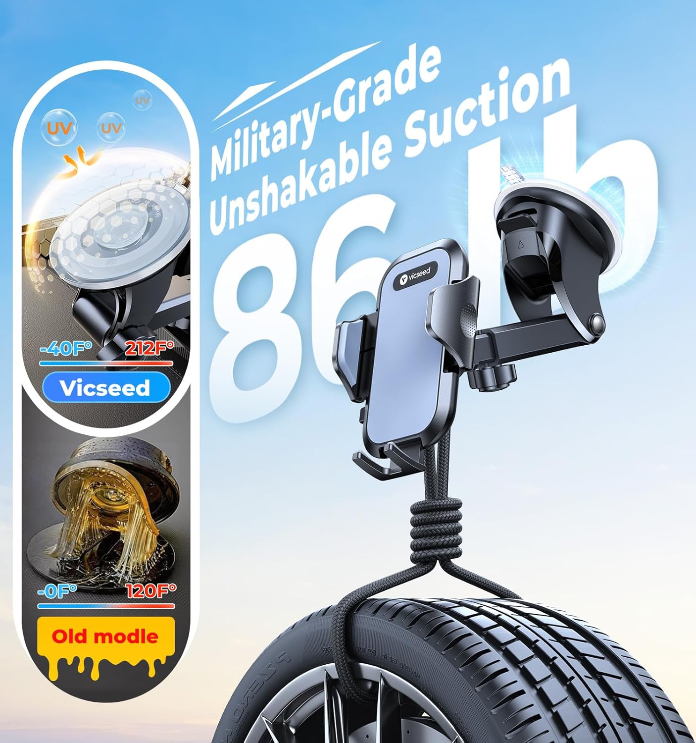 Detalle de VICSEED Car Phone Holder 7.3"