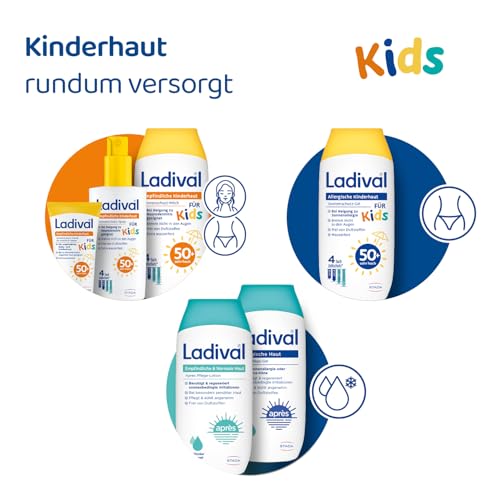 Thumbnail 10 de Ladival Empfindliche Kinderhaut Sonnencreme LSF50 – Sanfter UVA/UVB-Schutz für Babys und Kinder (250 ml)