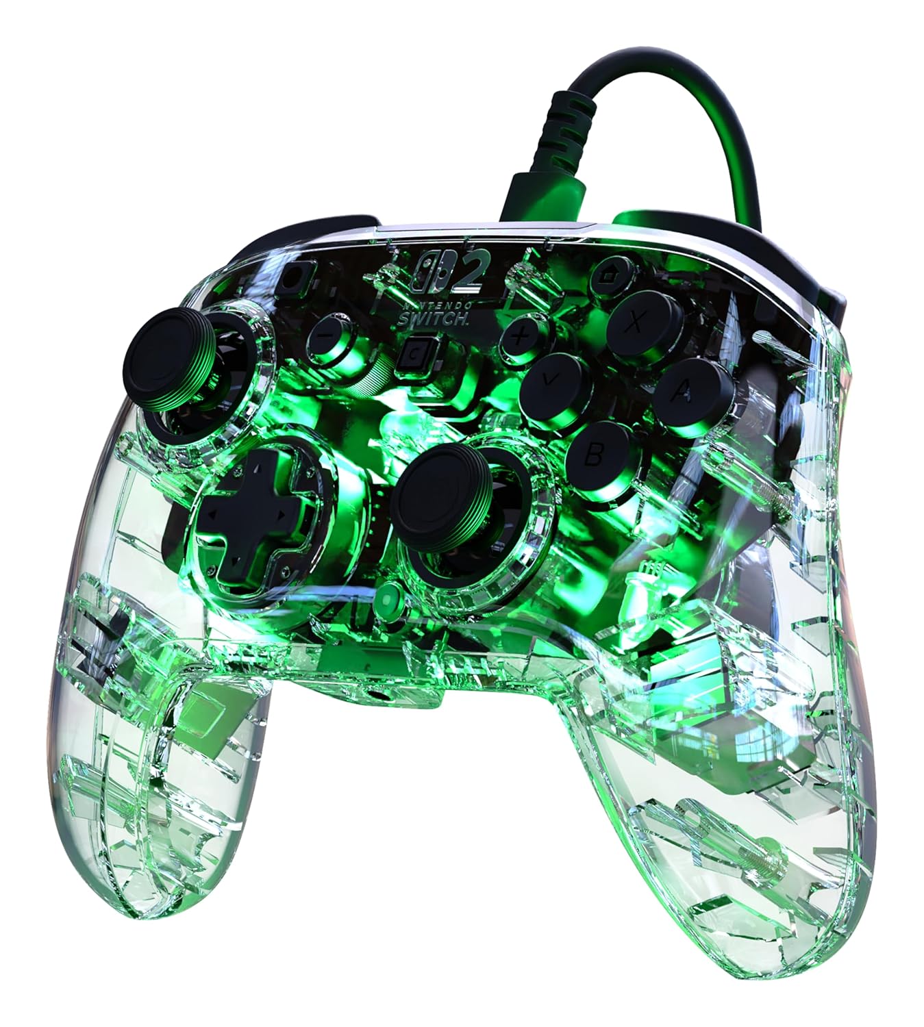 Thumbnail 6 de Turtle Beach Afterglow Transparent – kabelgebundener RGB-Gaming-Controller für Nintendo Switch 2 (offiziell lizenziert)