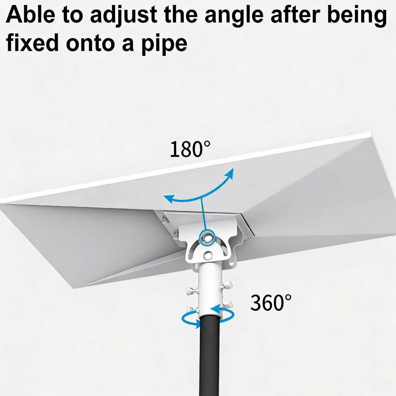 Thumbnail 4 de Starlink Gen 3 Mount: Pole Mount & Pipe Adapter for 4/4X/V3 Dish
