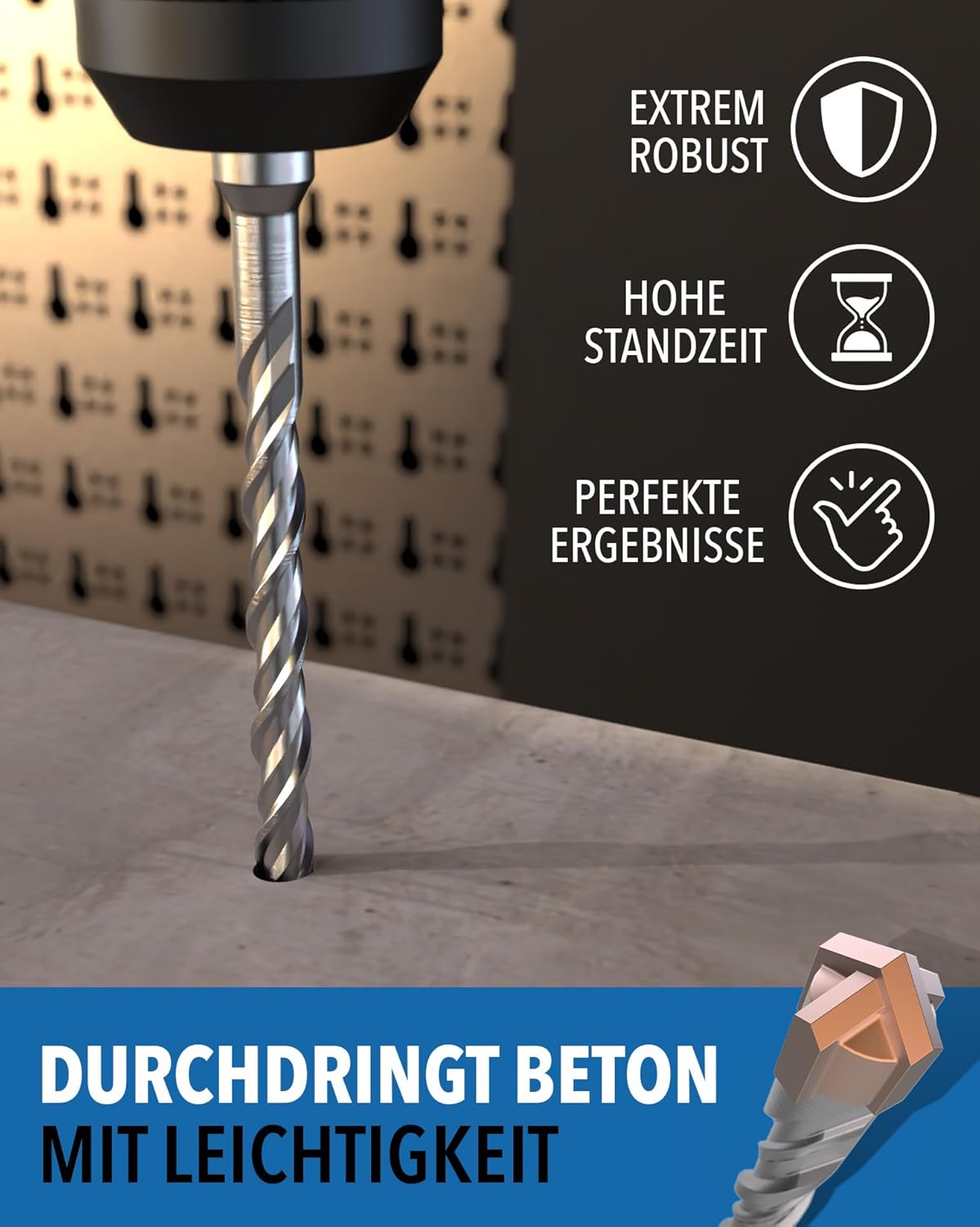 Detalle de SDS Plus Betonbohrer-Set 7-tlg. Ø 5–12 mm x 156 mm