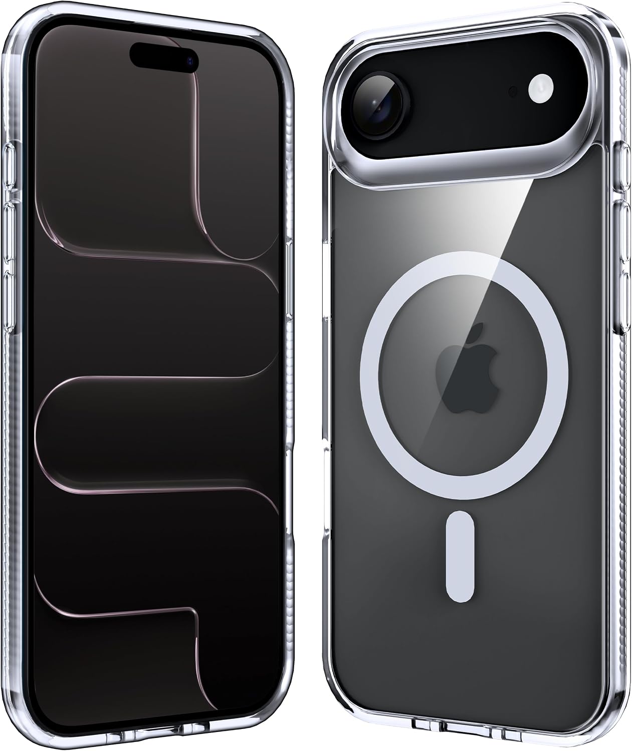 Detalle de Supdeal Magnetic Case for iPhone Air (6.5") – Clear, MagSafe Compatible, Non-Yellowing & Shockproof