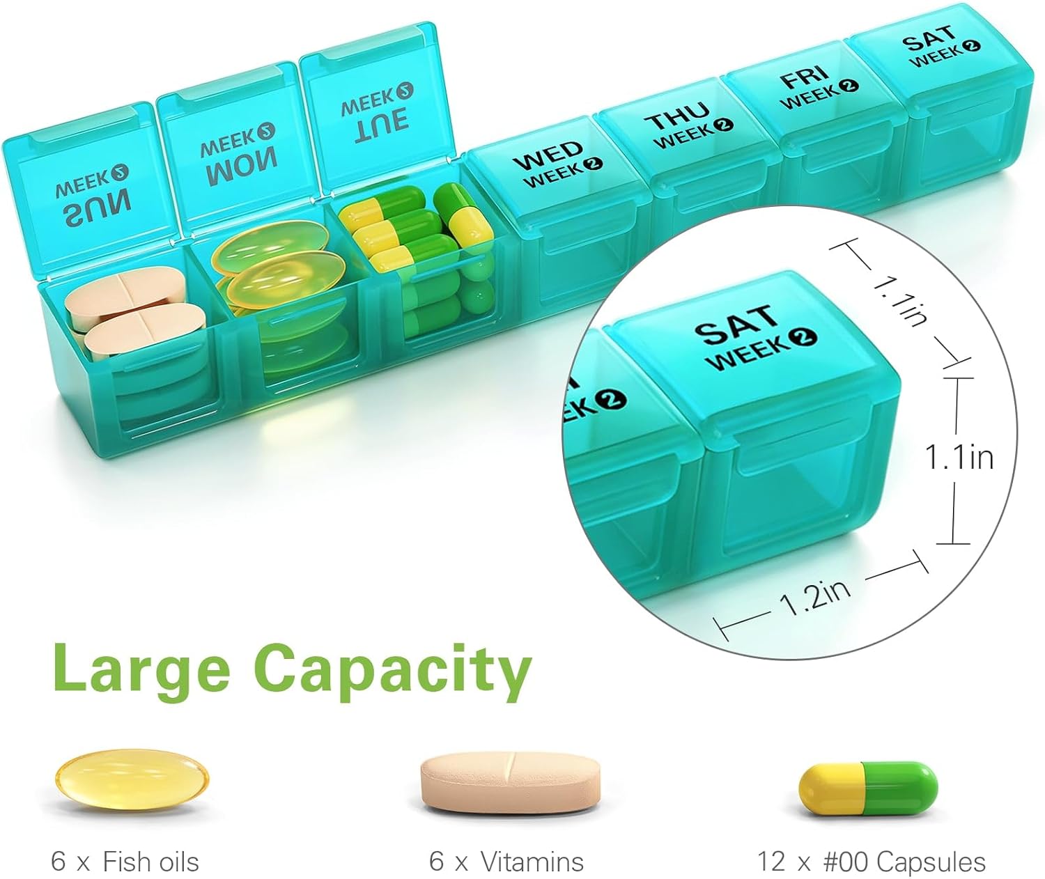 Thumbnail 1 de BUG HULL Monthly Pill Organiser, 28-Day