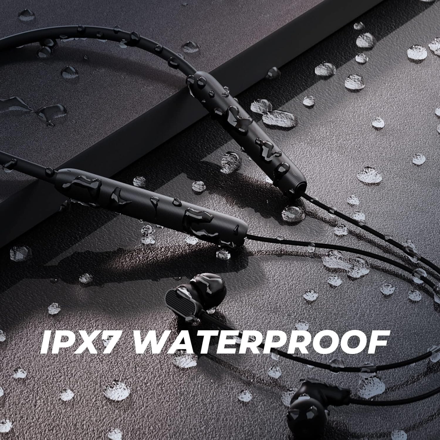 Thumbnail 5 de N18 Neckband Bluetooth Earbuds: Lightweight, IPX7, 20H Battery