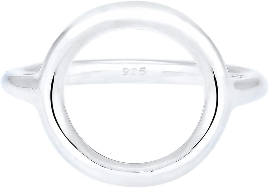 Detalle 2 de Elli Ring Kreis Rund 925 Silber đ