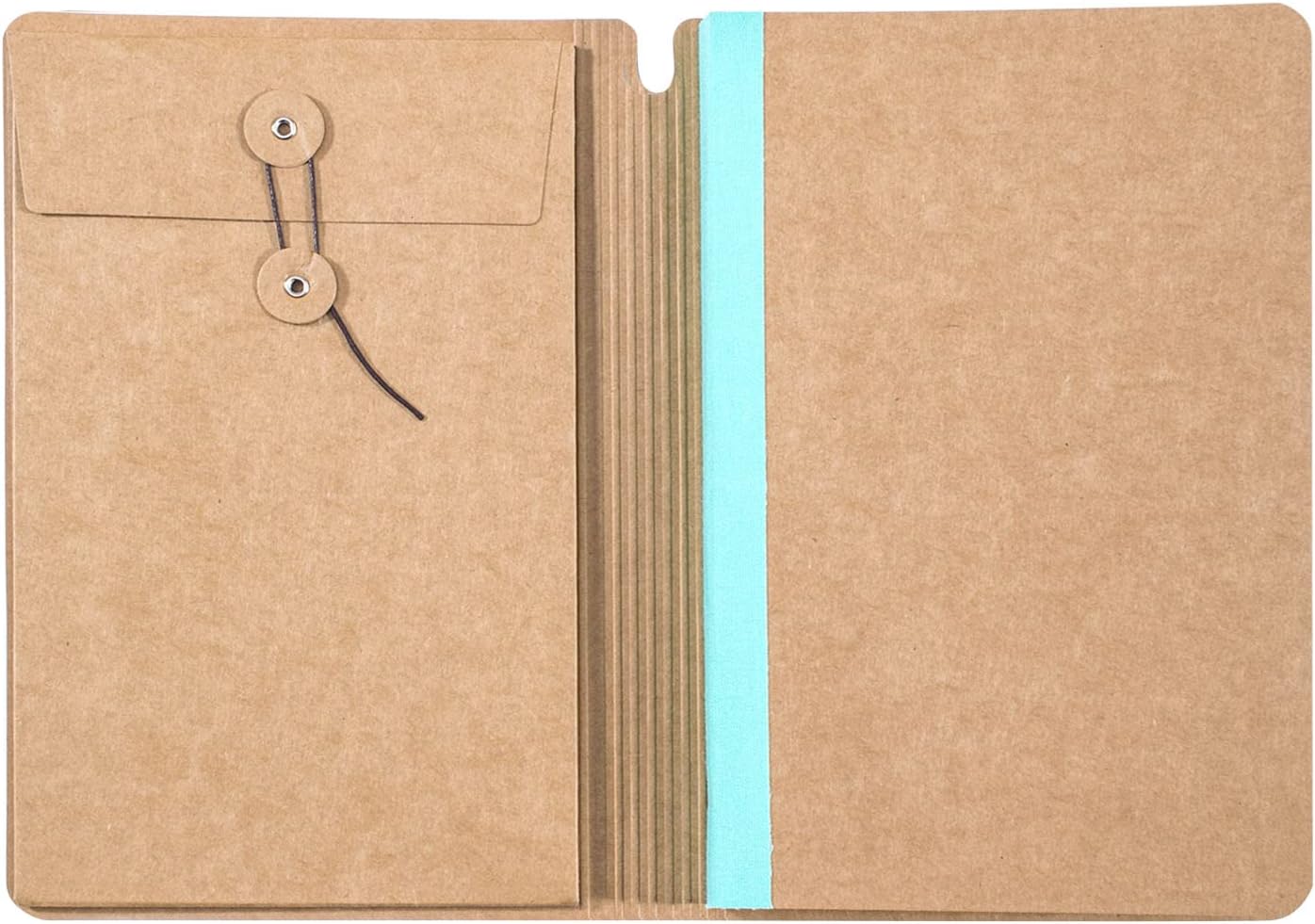 Detalle de Vaessen Creative Stamp Journal Livre Artistique A5 – 48 pages sans lignes, Marron