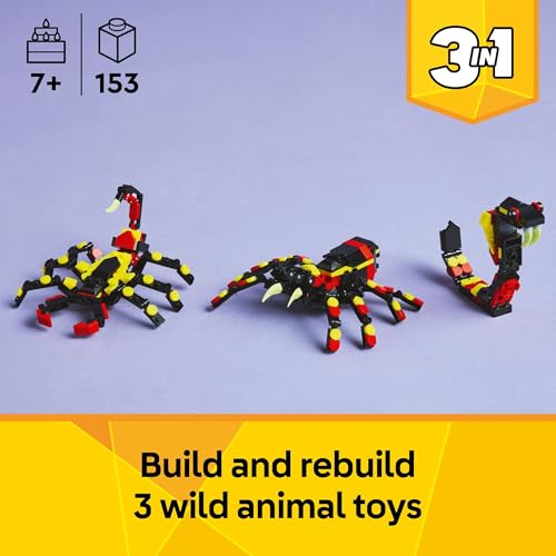Thumbnail 2 de LEGO Creator 3 in 1 Wild Animals Surprising Spider Toy (31159)