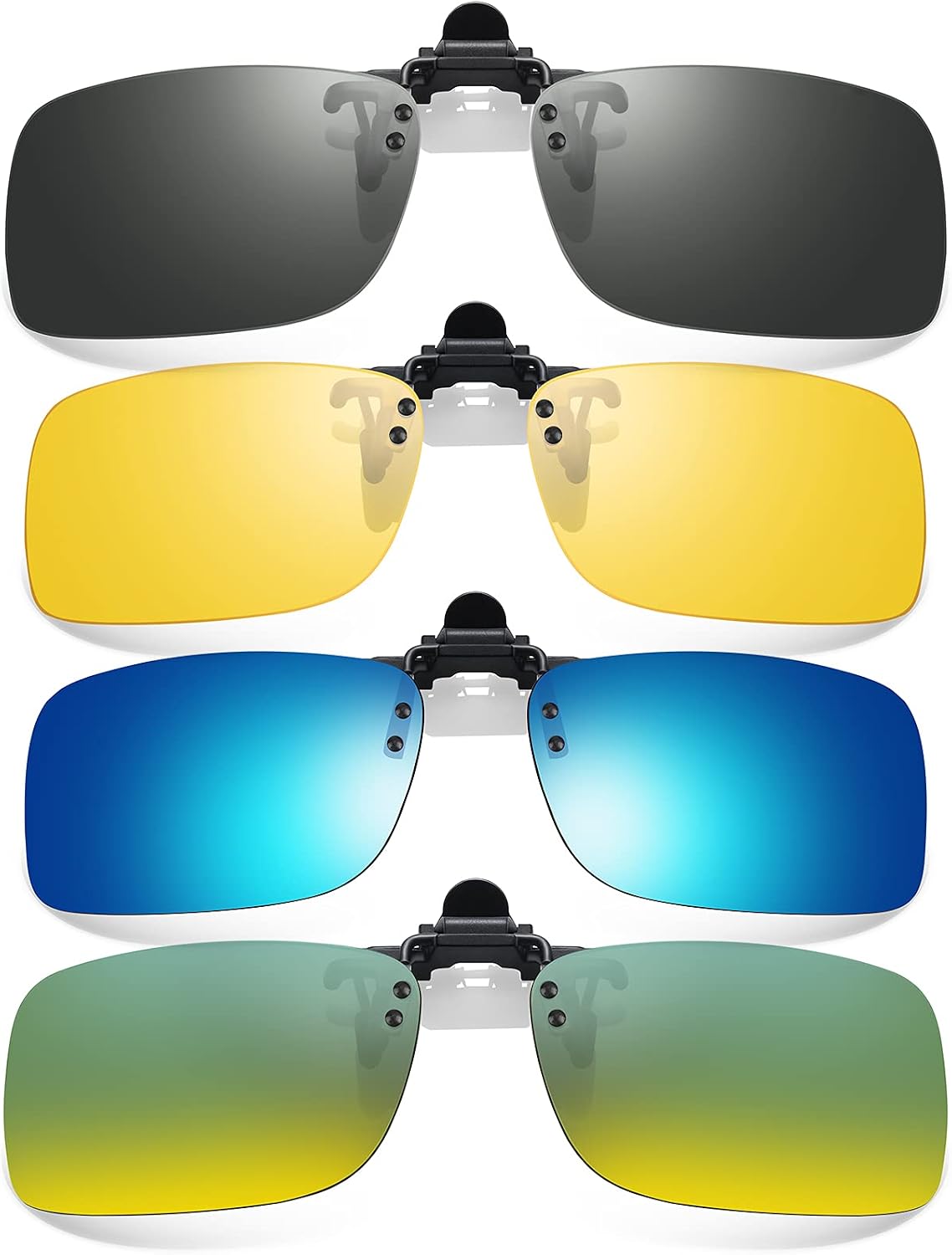 Detalle 2 de Hifot Clip-On Sunglasses 4-Pack