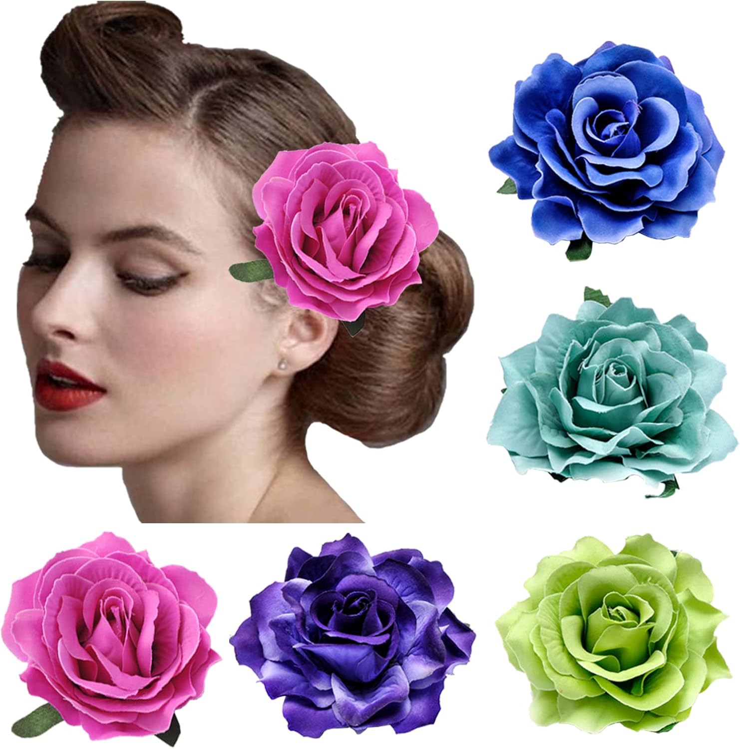 Thumbnail 4 de DRESHOW 5 pièces broche fleur accessoire cheveux ⚙