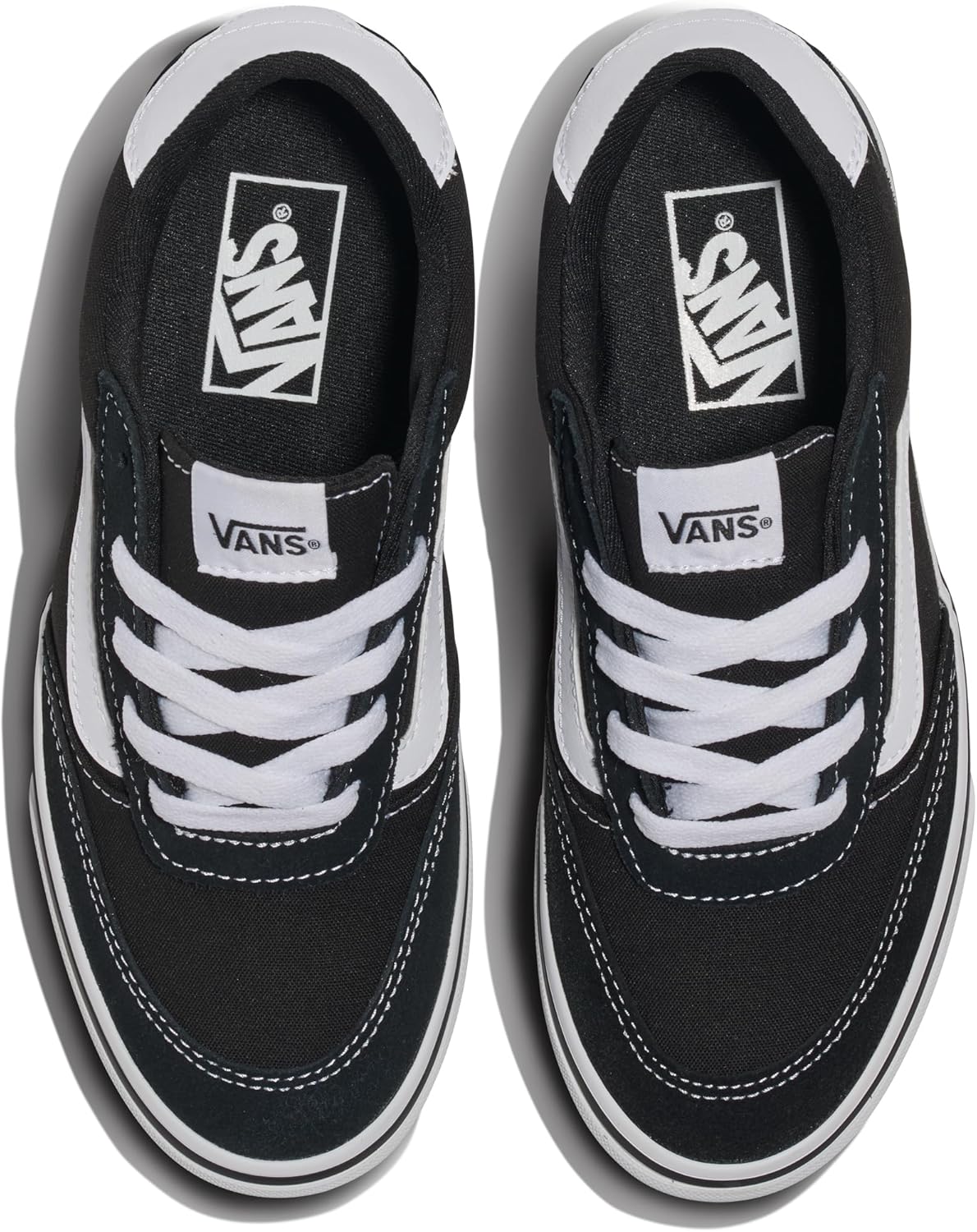 Thumbnail 4 de Vans Brooklyn canvas lace-up trainers for women – Black/Gum