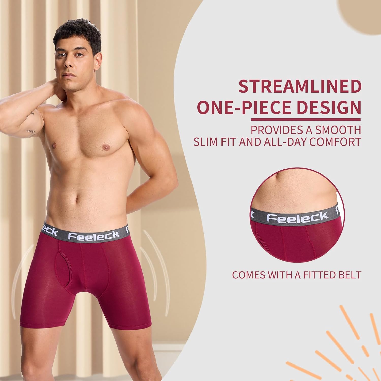 Thumbnail 1 de Feeleck Rayon Boxer Briefs 7-Pack 🩲