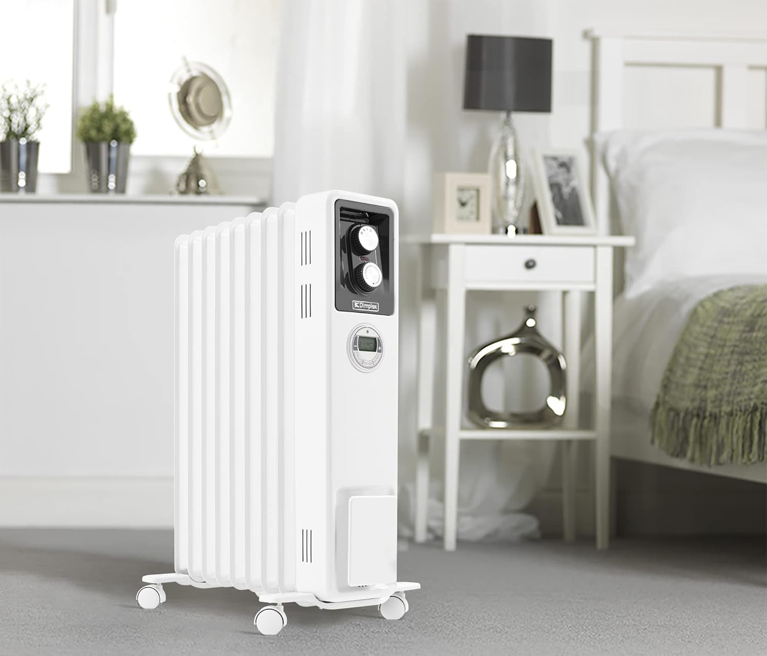 Detalle 2 de Dimplex ECR20Tie 2kW eco radiator with timer