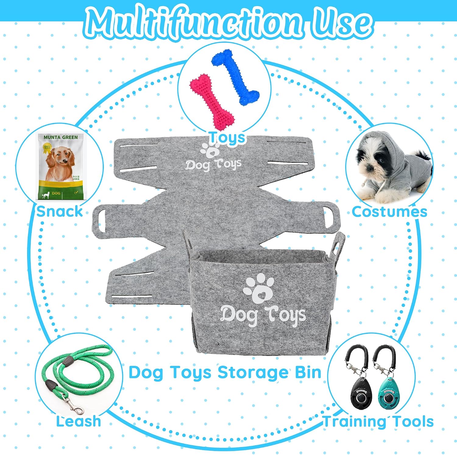 Detalle 1 de Ousiya 12 Pack Puppy Teething Toys Set