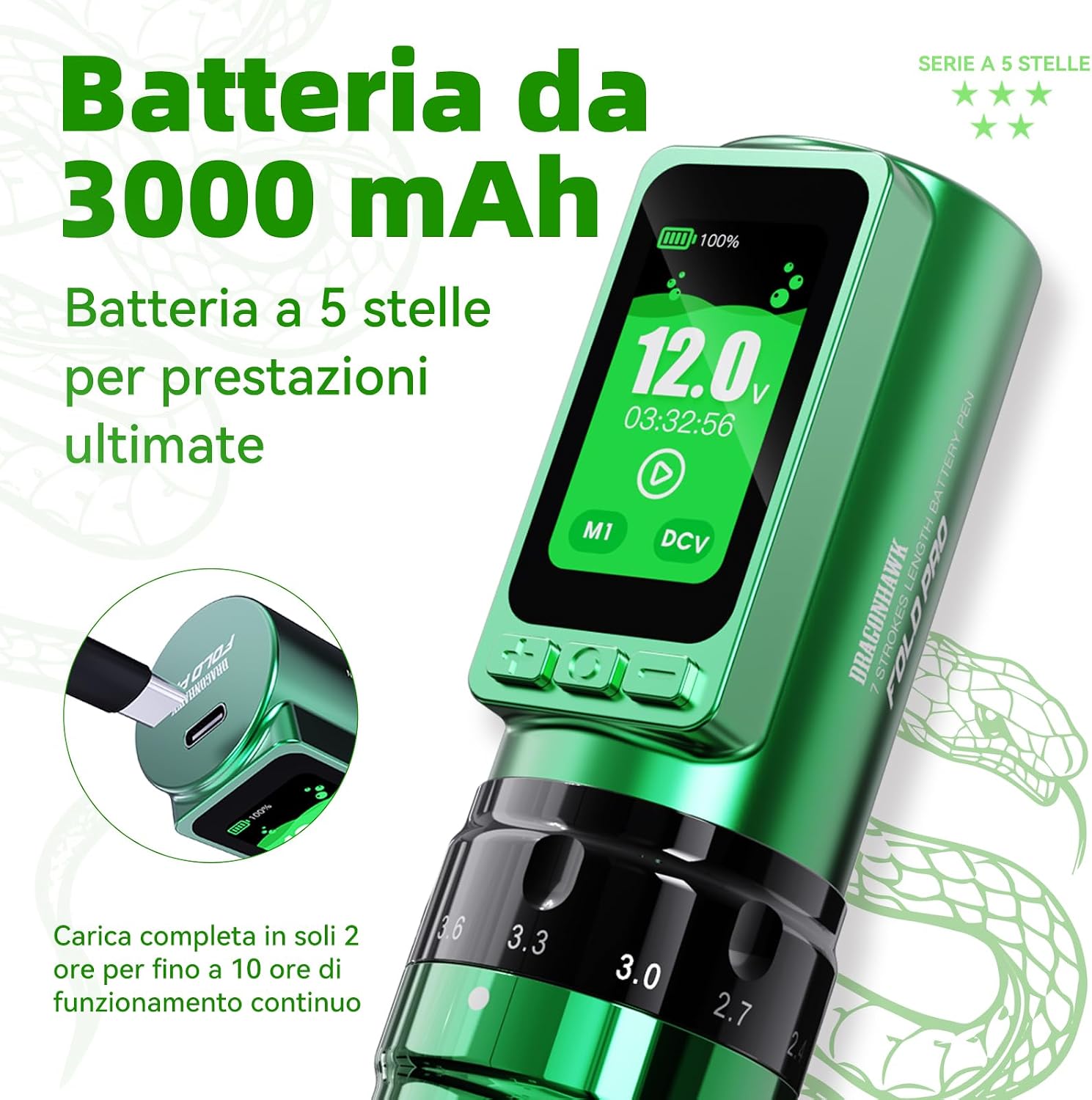 Thumbnail 4 de Dragonhawk Fold Pro Year of Snake 3000mAh