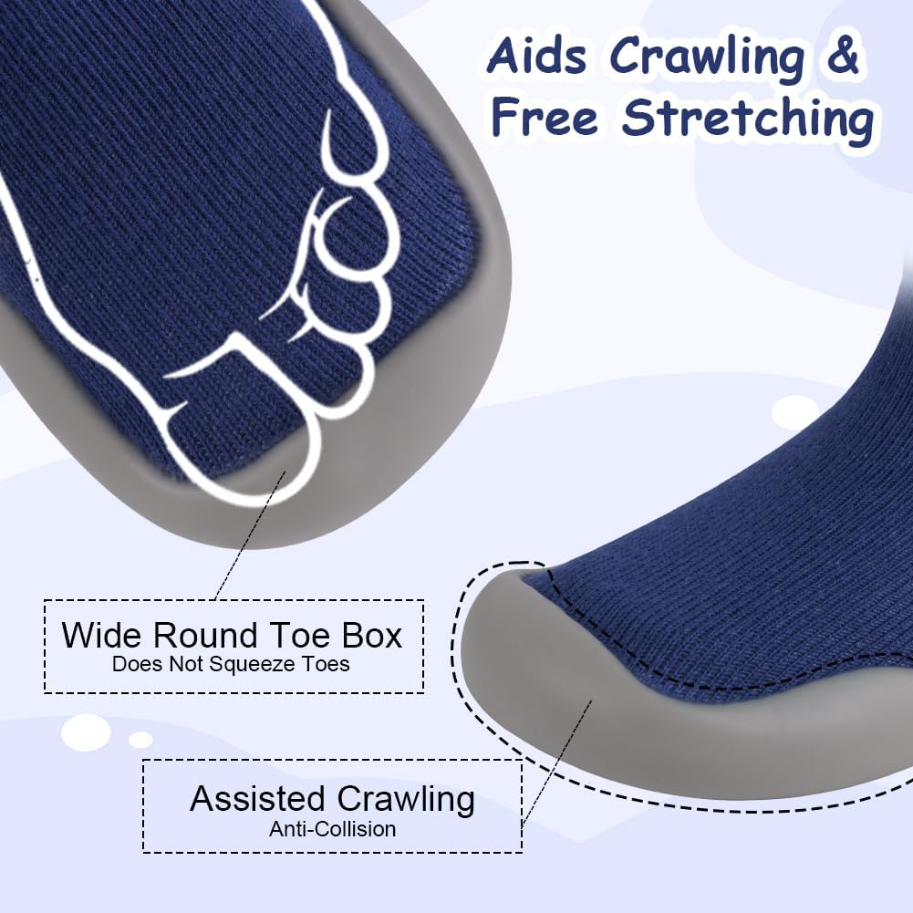 Thumbnail 4 de Aolso Bébé Chaussettes Antidérapantes — Chaussures douces et sécurisantes pour bébé (6–36 mois)