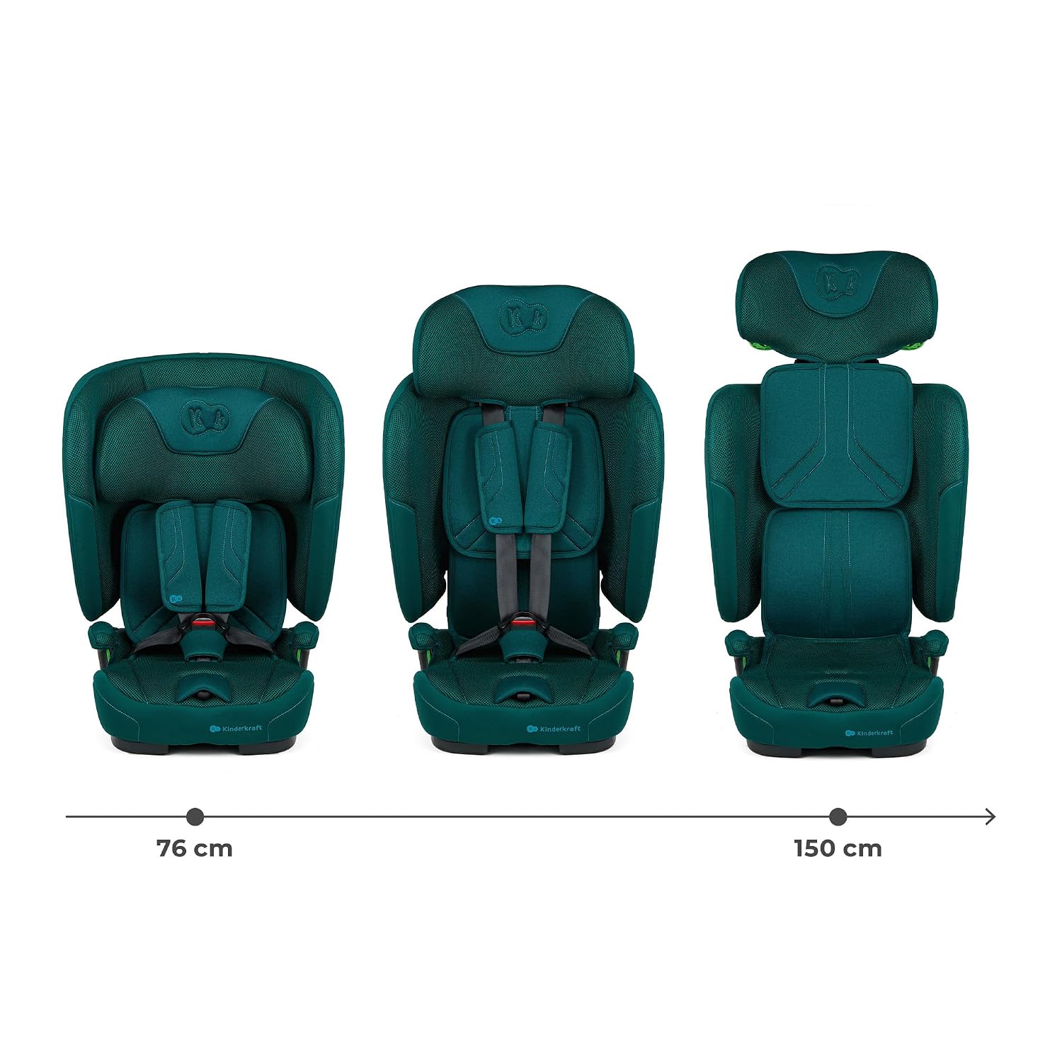 Detalle de Kinderkraft FIX2GO 76–150 cm Autokindersitz