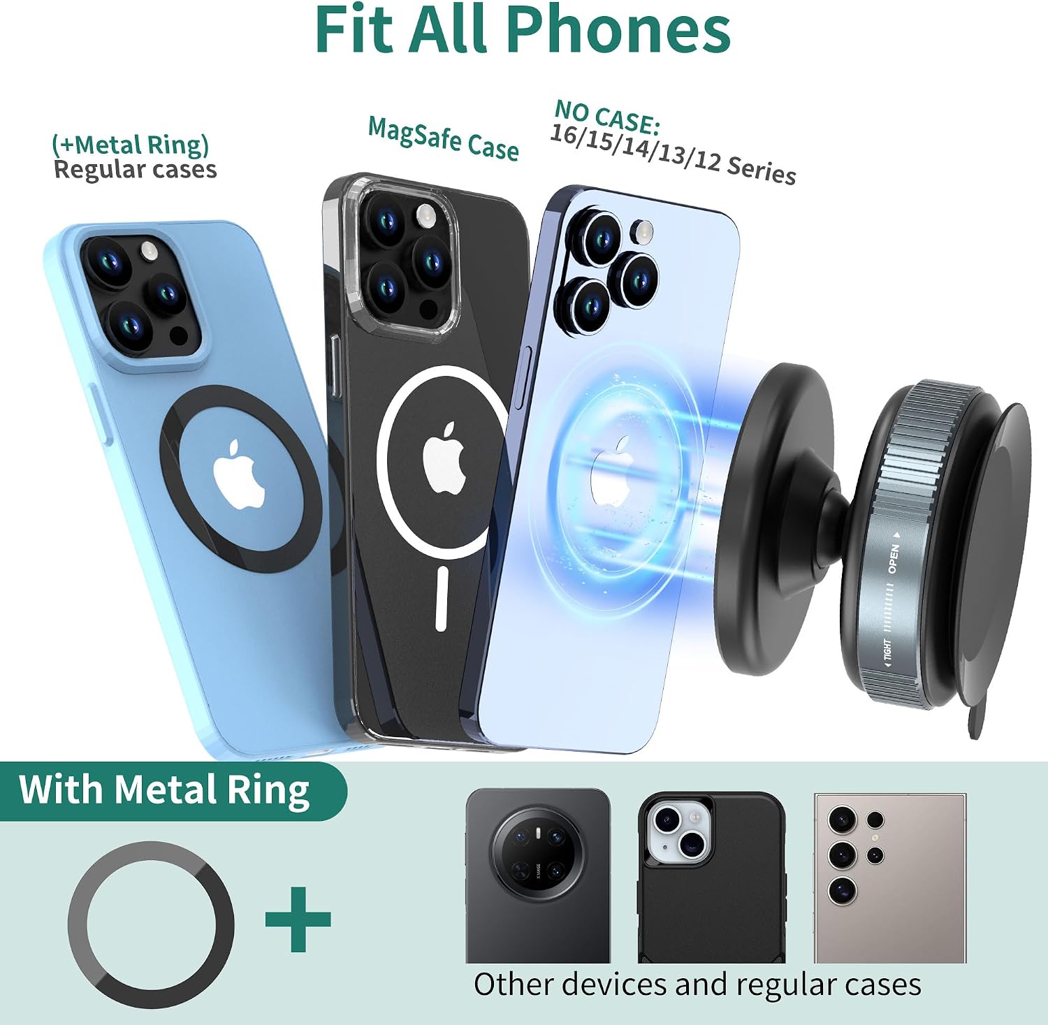 Thumbnail 5 de HomeMount magnetic phone holder 360°