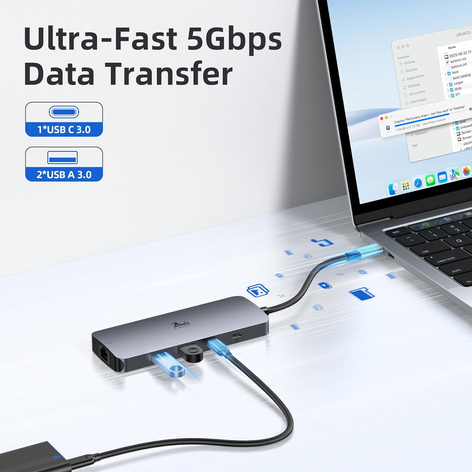 Thumbnail 6 de USB C Docking Station 100W Dual Monitor