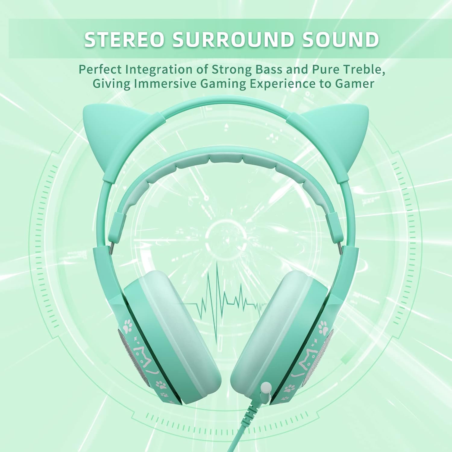 Thumbnail 2 de Somic G951S Green Gaming Headset