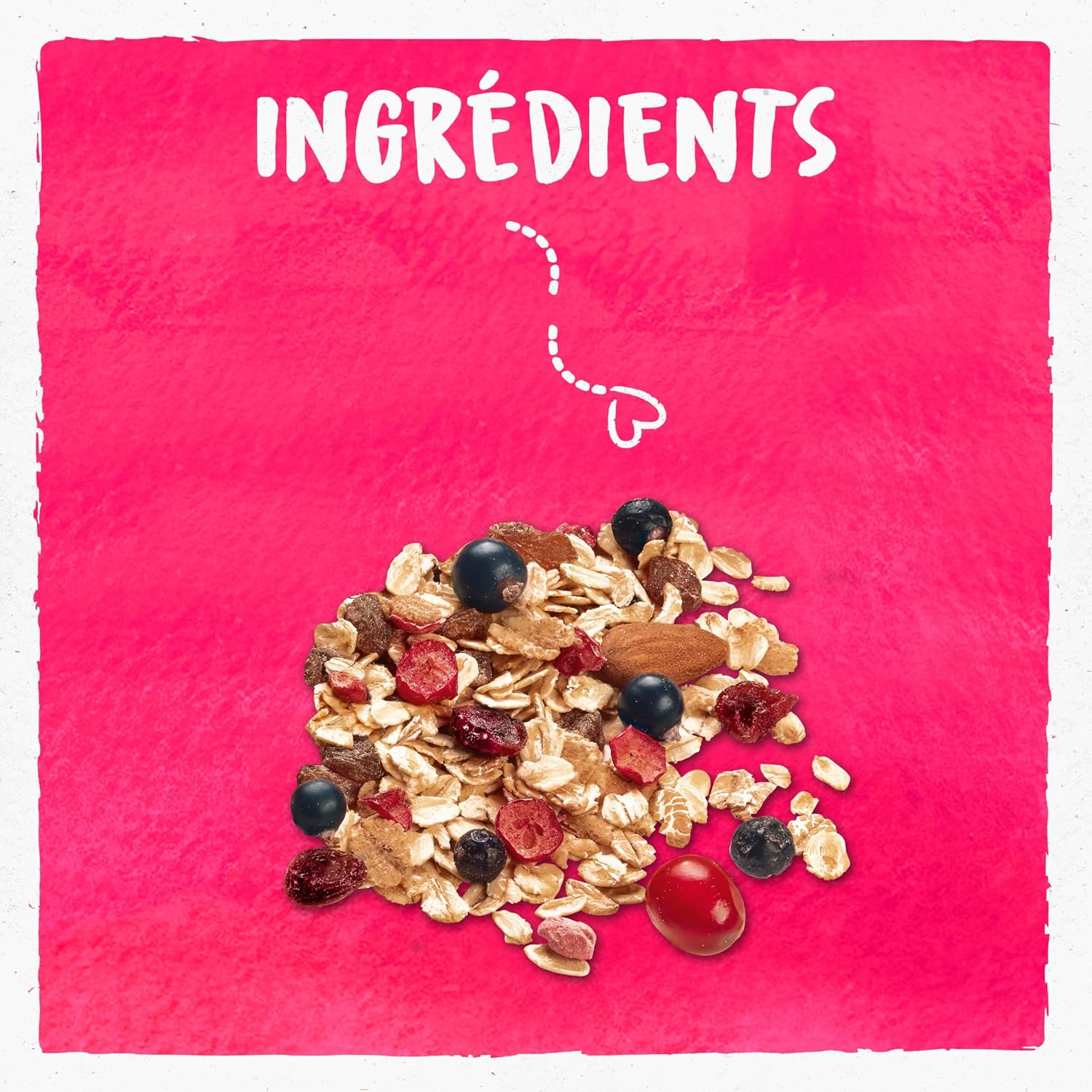 Detalle de BJORG Muesli Superfruits Bio – Raisin, Cassis, Cranberry et Myrtille, céréales complètes, sans sucres ajoutés, format XXL 1,5 kg