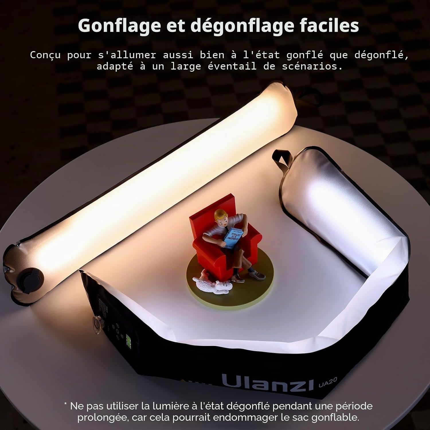 Detalle 2 de ULANZI UA20 Lampe 20W bi-color portable