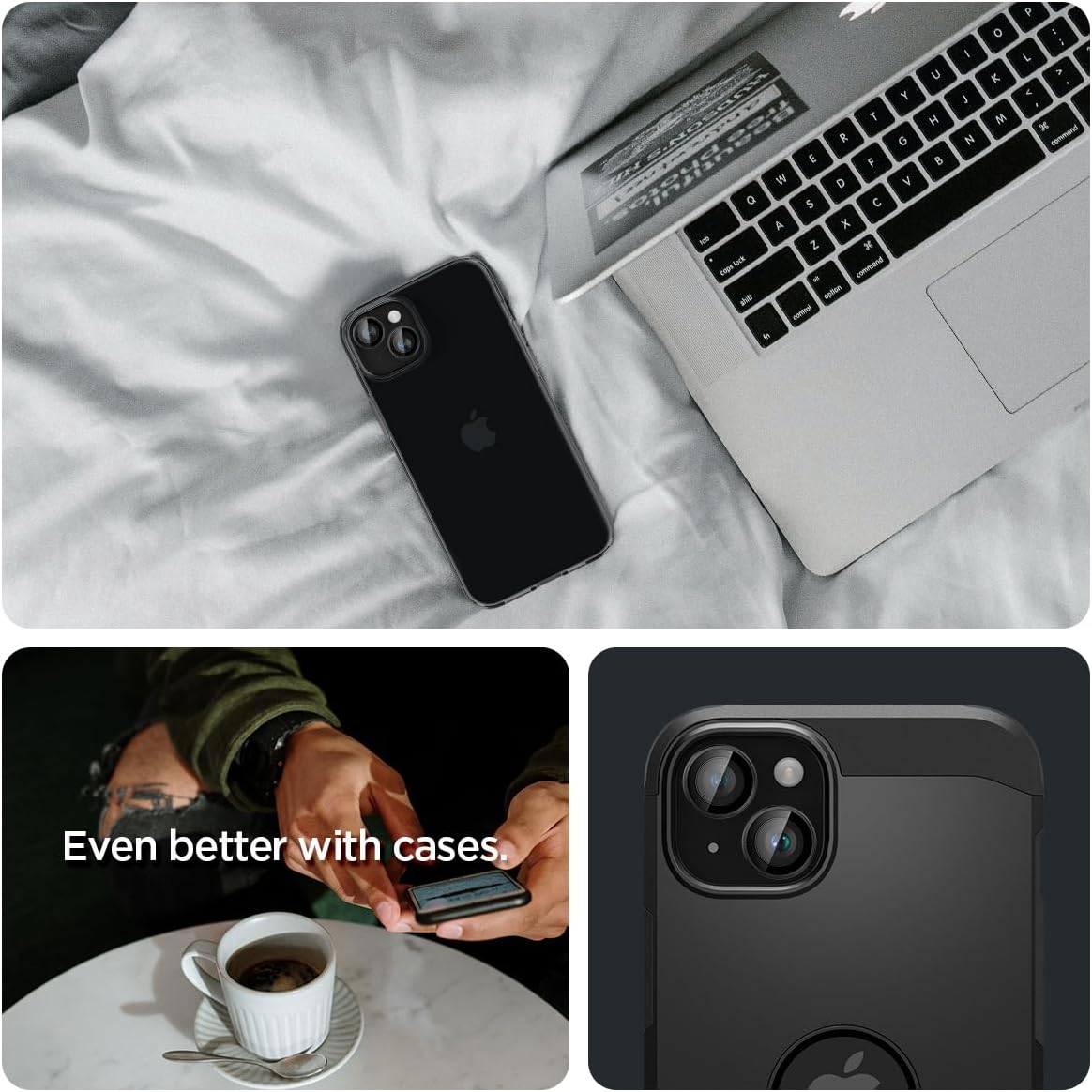 Thumbnail 6 de Spigen Glas.tR EZ Fit Pro Cámara iPhone 15/14 - 2 Unidades 📷