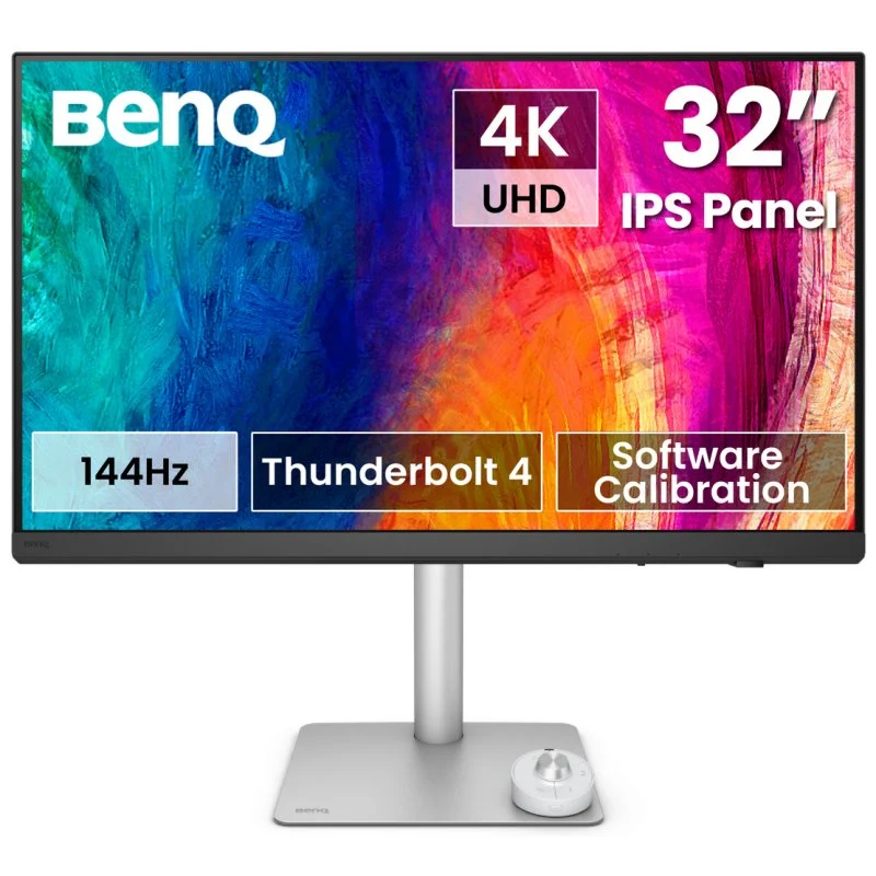 Detalle de BenQ Creative Pro PD3226G 31.5" LED IPS UltraHD 4K a 144 Hz: ¿merece la pena para diseñadores y gamers creativos?
