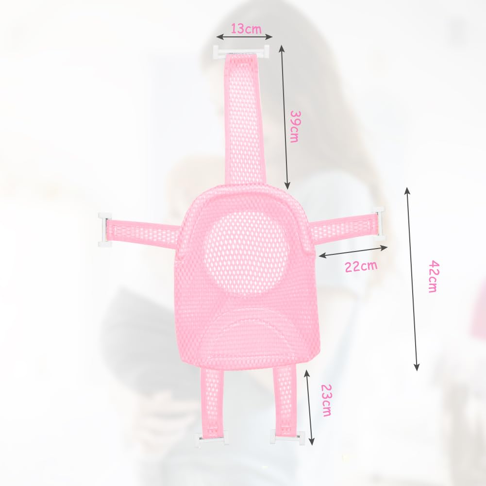 Detalle 2 de Aolso Baby-Badesitznetz Rosa 0–3 Jahre