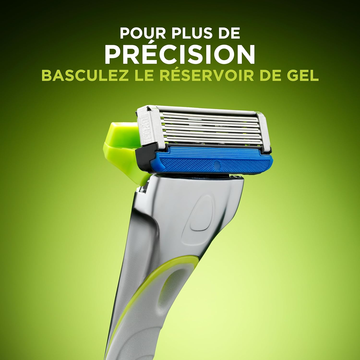 Detalle de Wilkinson Sword Hydro 5 – Rasoir Sensitive pour Homme avec Gel hydratant et lames de précision (pack 4 recharges)