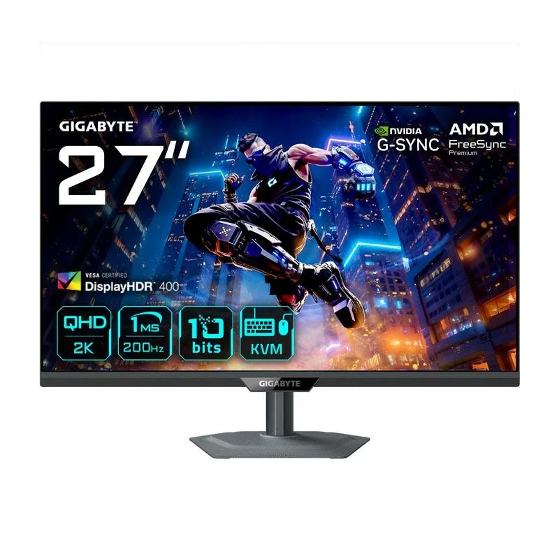 Detalle de Monitor GIGABYTE M27Q2 27" QHD 200 Hz SS-IPS HDR400 FreeSync Premium | Ajuste en altura