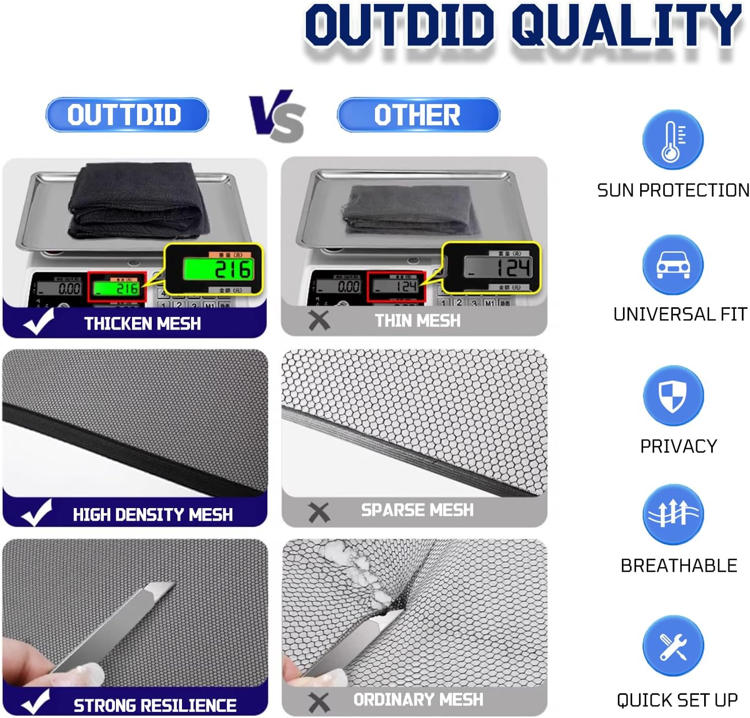 Thumbnail 5 de Sonnenschutz Auto für Kinder 2 Stück, 52–92 cm