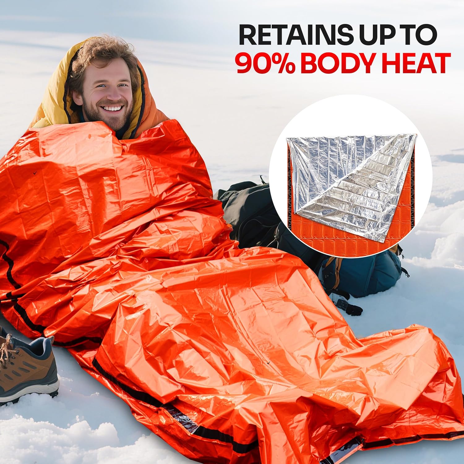 Thumbnail 2 de Emergency Sleeping Bag 84x36 🏕
