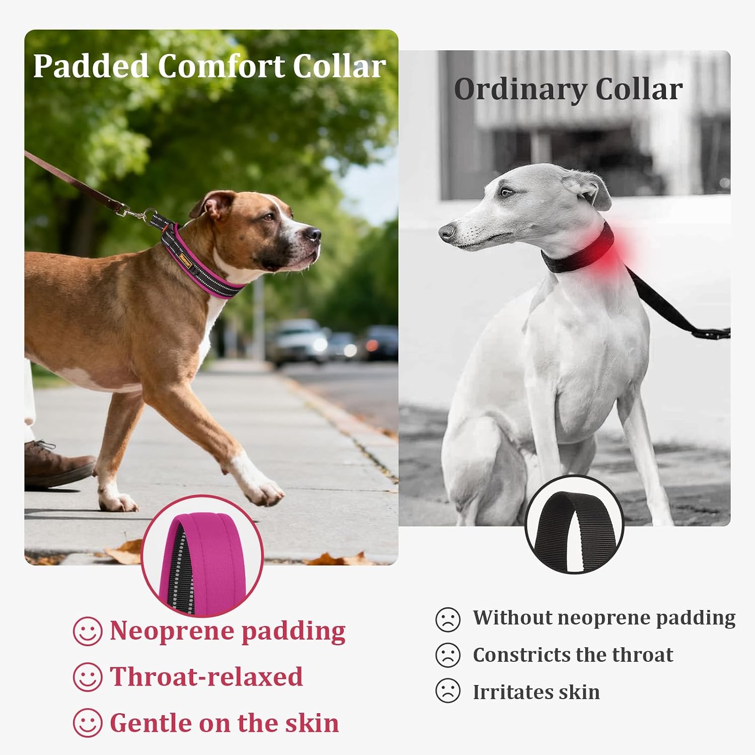 Thumbnail 2 de Mayerzon 3.8cm Wide Martingale Collar for Dogs (XL) – Reflective, No Pull, Soft Padded