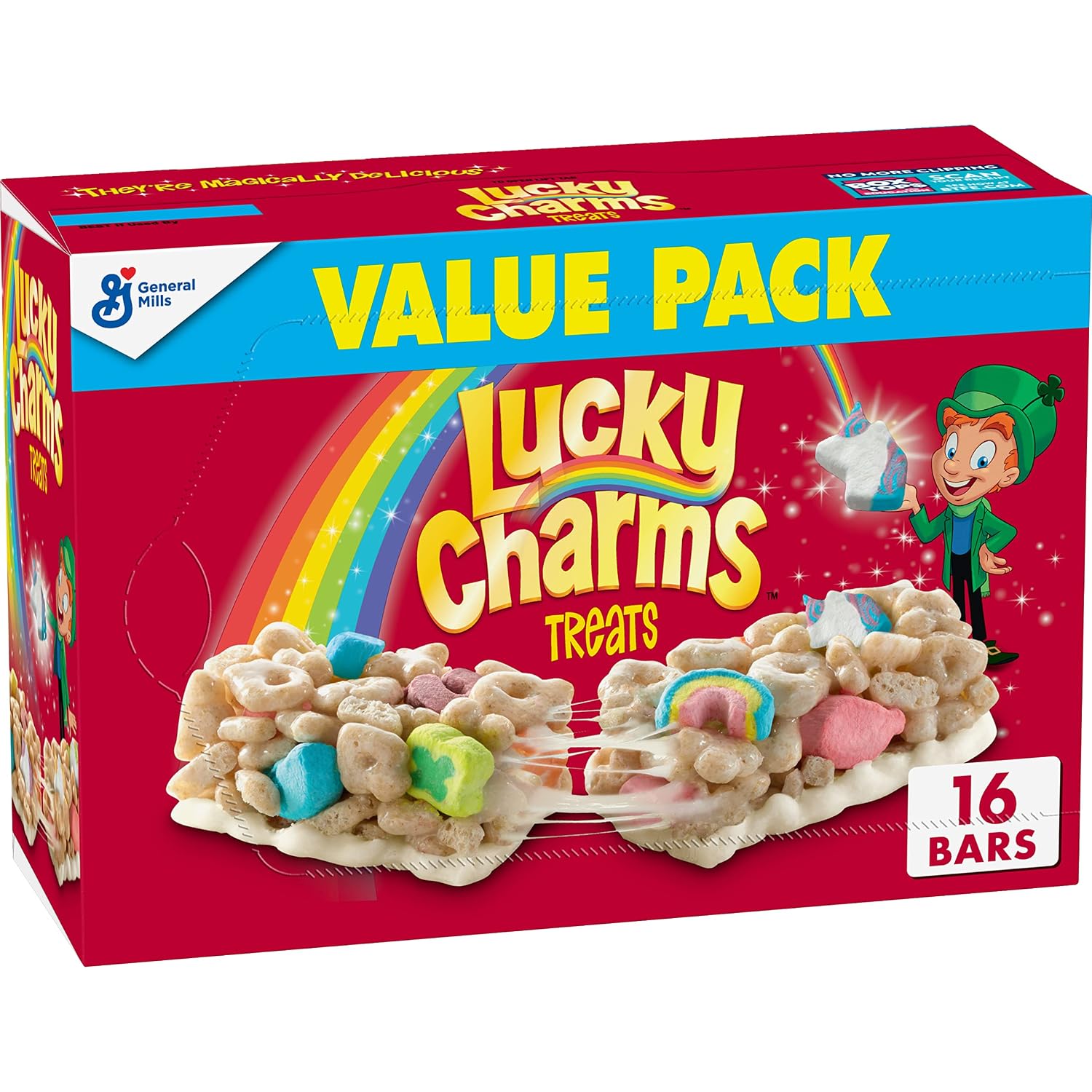 Detalle de Lucky Charms Cereal Bars 16 ct