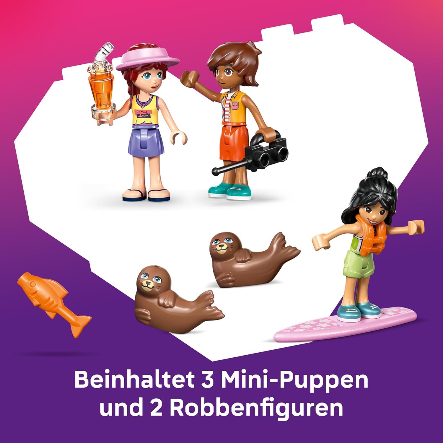Thumbnail 4 de LEGO Friends Strandhaus mit Robben – Miniatur-Set (42699)