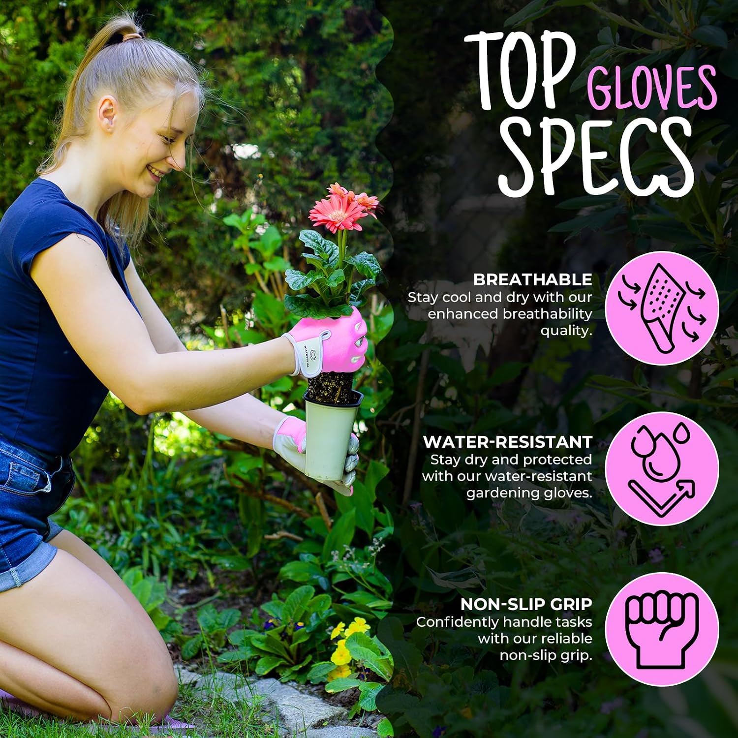Detalle 2 de Westwood Fox Leather Gardening Gloves XL