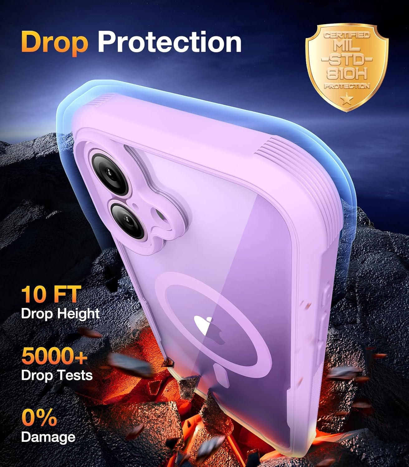 Detalle de Diaclara iPhone 17 Case Lavender Purple 6.3