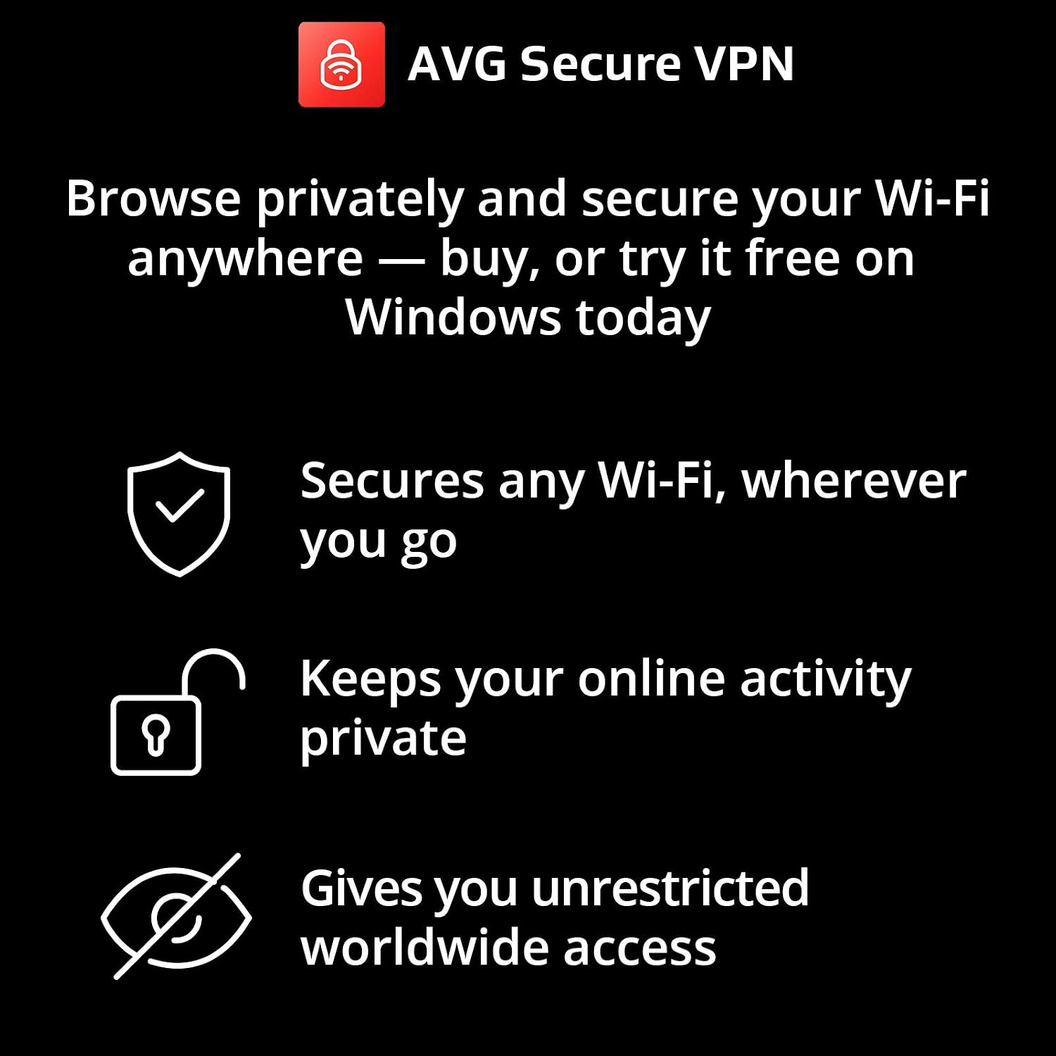 Detalle de AVG Secure VPN 2026 — 1 Year Activation for 5 Devices