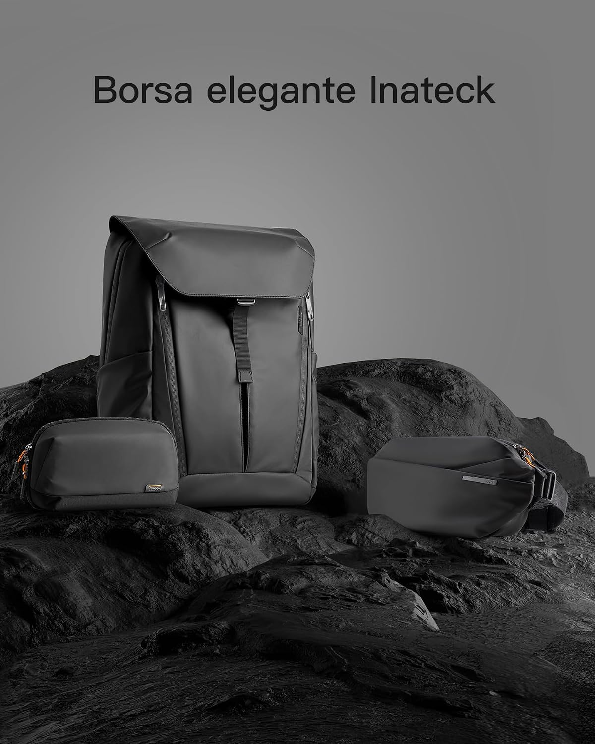 Thumbnail 6 de Inateck Sling Bag X – Borsa a tracolla crossbody resistente agli schizzi, marsupio multifunzionale per viaggi, palestra e ciclismo