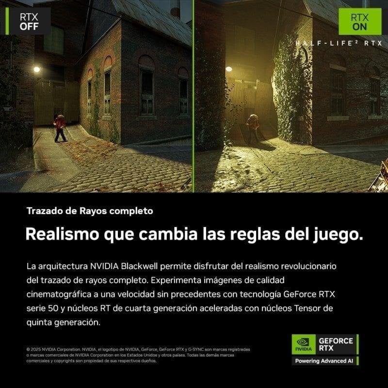 Thumbnail 2 de Gigabyte GeForce RTX 5060 Ti GAMING OC 8GB GDDR7 Reflex 2 RTX AI DLSS4: rendimiento con IA para gaming y creación de contenido